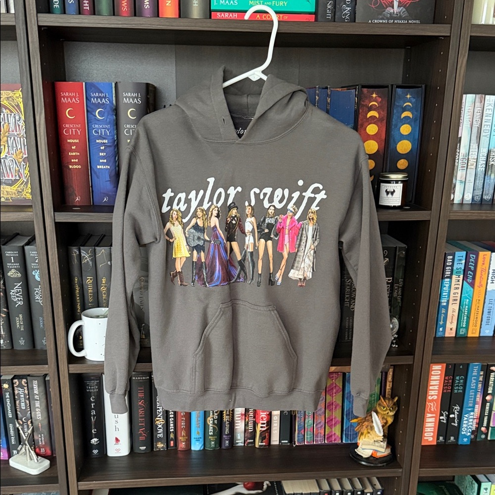 Taylor Swift Eras Charcoal Hoodie